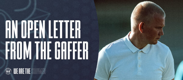 An Open Letter From The Gaffer image