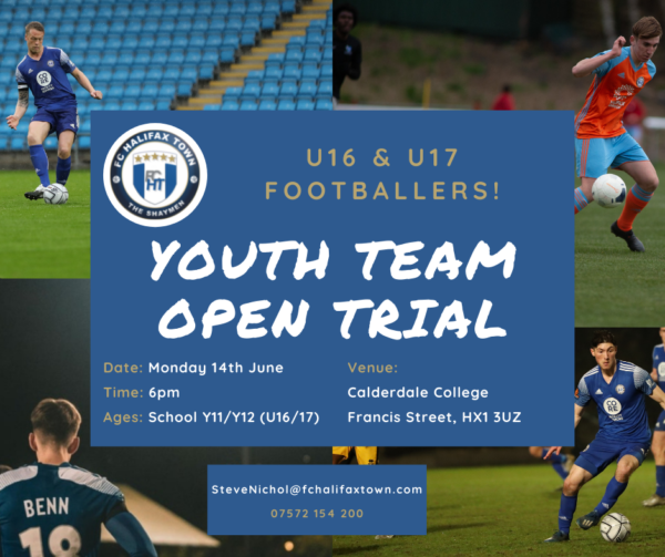 Youth Team Trials And Open Evening image