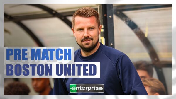 Boston United: Adam Lakeland Pre-Match image